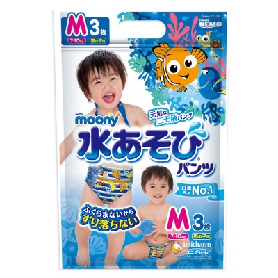 Подгузники Moony Swimming diapers for boys size M 3pcs