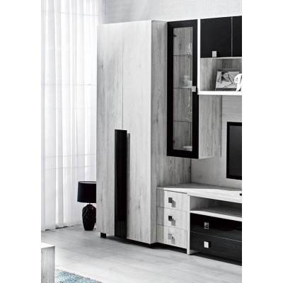Шкаф Ambianta Oscar 209x80cm White Samoa
