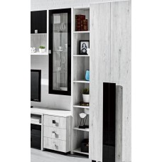Стеллаж Ambianta Oscar 400x2090mm Alb Samoa