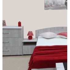 Прикроватная тумба Ambianta Inter 380x340x400mm Alb Samoa