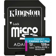 Карта памяти Kingston microSD 128Gb Class10 UHS-I U3 (SDCG3/128GB)