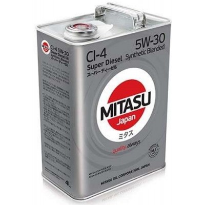 Ulei de motor Mitasu Super Diesel CI-4 5W-30 4L