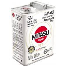 Ulei de motor Mitasu Dexos2 Platinum Pao SN 5W40 4L