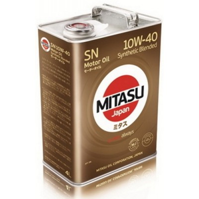 Моторное масло Mitasu Synthetic Blended SN 10W40 4L