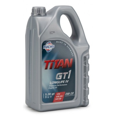 Ulei de motor Fuchs Titan GT1 LongLife IV SAE 0W-20 5L