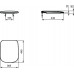 Capac de toaletă Ideal Standard Esedra Soft Close T318101