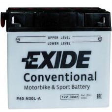 Acumulatoar auto Exide E60-N30L-A