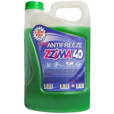 Антифриз Zzima Eco Antifreeze 40 Green 10L