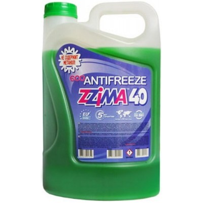 Antigel Zzima Eco Antifreeze 40 Green 5L