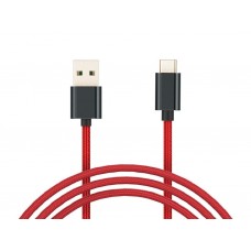 USB Кабель Xiaomi Mi Braided USB Type-C Cable 100cm (Red)