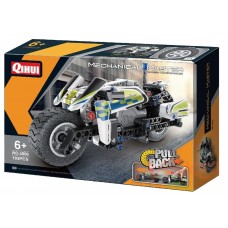 Set de construcție XTech Pull Back Police Motorbike 193 pcs (5806)