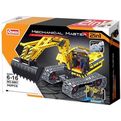 Set de construcție XTech Construction Excavator & Robot 342 pcs (6801)