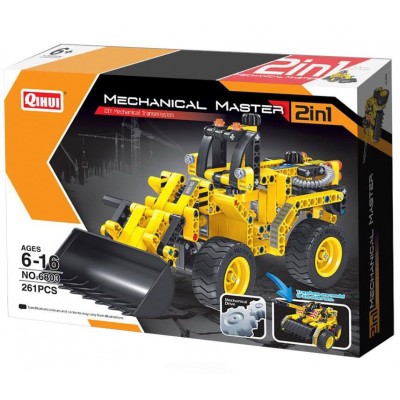 Set de construcție XTech Construction Bulldozer & Tank 261 pcs (6803)