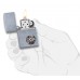 Brichetă cu benzină Zippo 29872 Button Logo Design