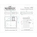 Умывальник Marrbaxx Monaco V051Q017 Red