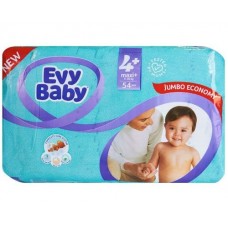 Подгузники Evy Baby Maxi+ 4+ /54pcs