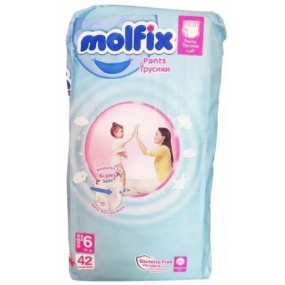 Подгузники Molfix Extra Large 6/42pcs