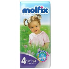 Подгузники Molfix Maxi Plus 4+/54pcs