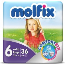 Scutece Molfix Extra Large 6/36pcs