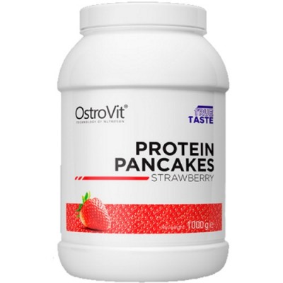 Mix pentru copt deserturi Ostrovit High Protein Pancakes 1000g Strawberry