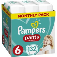 Подгузники Pampers Pants 6/132pcs