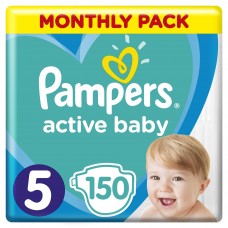 Подгузники Pampers Active Baby Junior 5/150pcs