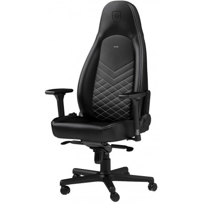 Геймерское кресло Noblechairs ICON Black/Platinum-White