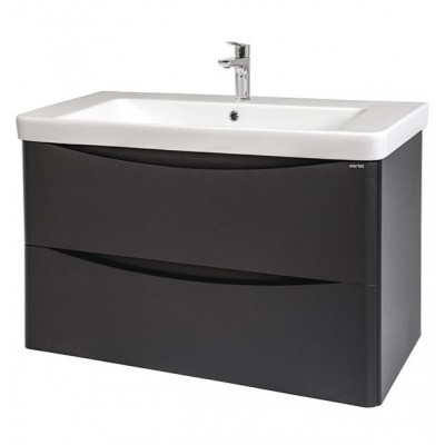 Шкаф с умывальником Martat Zen 80cm Anthracite (13885)