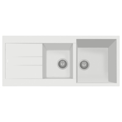 Кухонная мойка Plados Elegance AM11620 NS N1 Pure White