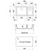 Кухонная мойка Plados One ON8620ST UG90 Opal White
