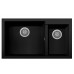 Кухонная мойка Plados One ON8620ST NS N6 Deep Black