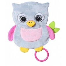 Jucărie de pluș BabyOno Flat Owl Celeste (0446)