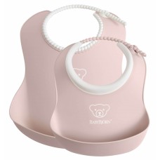 Набор слюнявчиков BabyBjorn Baby Feeding Set Powder Pink (046764A)
