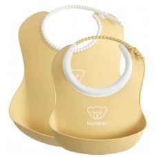 Набор слюнявчиков BabyBjorn Baby Feeding Set Powder Yellow (046766A)