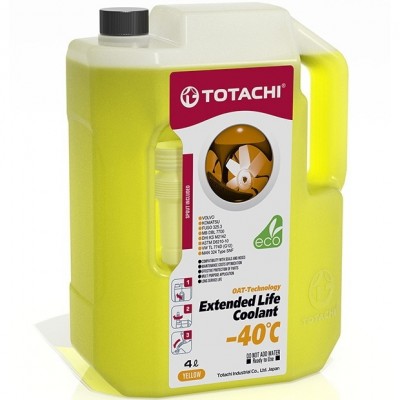 Антифриз Totachi Super LL Coolant -40C Yellow 4L