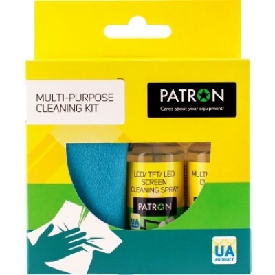 Set pentru curățare Patron F3-019 Twice (Sprey 50ml+Wipe)