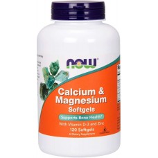 Vitamine NOW Calcium Magnesium Vitamin D 120cap