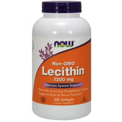 Vitamine NOW Lecithin 1200mg 200cap