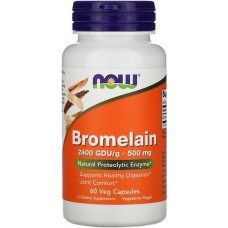 Витамины NOW Bromelain 60cap