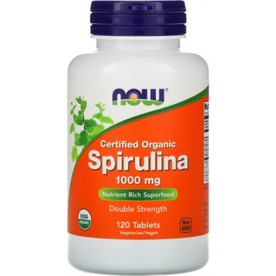 Антиоксидант NOW Spirulina 1000mg 120tab