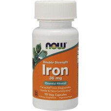 Vitamine NOW Iron 36mg 90cap