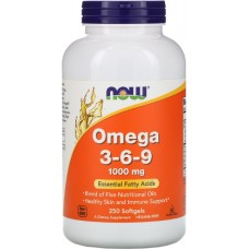 Vitamine NOW Omega 3-6-9 1000mg 100cap