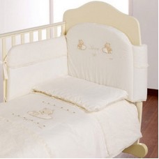 Protectie laterala pentru patut Italbaby Love (210.0040) Beige