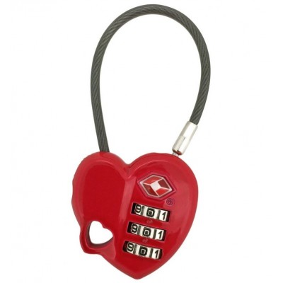 Брелок Munkees TSA Combination Lock Heart