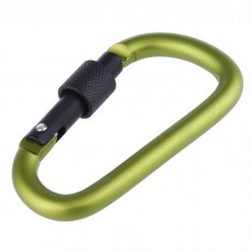 Breloc Munkees D-Shape Carabiner with Screw Lock