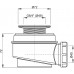 Sifon pentru cada-duș Alcaplast A46-50