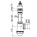 Сифон для раковины AlcaPlast A441-DN 50/40 + A720