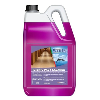 Detergent pentru suprafețe Sanidet Igienic Pavy Lavanda 5kg (SD1436)