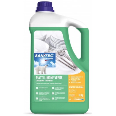 Detergent de vase Sanitec Piatti Limone Verde 5kg (1240)