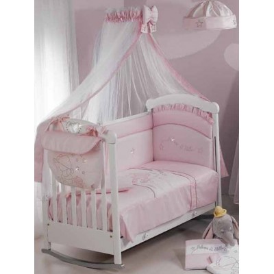 Copertină pentru pătuț Italbaby Polvere di Stelle Pink (800.0005-1)